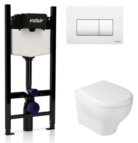 Комплект унитаза с инсталляцией VALSIR KIT VSWM 7212 Slim